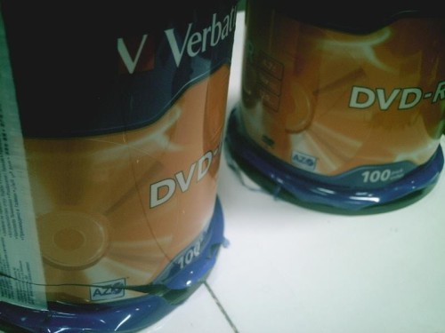 DVD-R Verbatim 16x 4.7GB (Cake 100) MATT SILVER uszk. opak. - 1302258