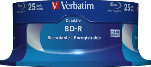 Płyta BDR Verbatim 43837 (25GB; 6x; 25szt.; Cake) - 1061185
