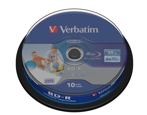 Płyta BDR Verbatim 43804 (25GB; 6x; 10szt.; Cake) - 1061177