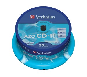 Płyta CD Verbatim 43352 (700MB; 52x; 25szt.; Cake)