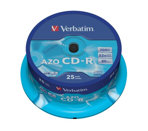 Płyta CD Verbatim 43352 (700MB; 52x; 25szt.; Cake) - 1061201