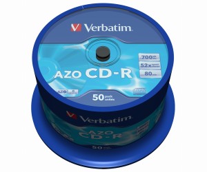 Płyta CD Verbatim 43343 (700MB; 52x; 50szt.; Cake)