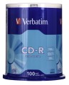 Płyta CD Verbatim 43411 (700MB; 52x; 100szt.; Cake) - 1061193