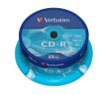 Płyta CD Verbatim 43432 (700MB; 52x; 25szt.; Cake) - 1061192
