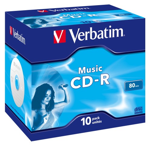 Płyta CD Verbatim 43365 (700MB; 4x; 10szt.; Jewel Case) - 1061203