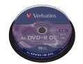 Płyta DVD Verbatim 43666 (8,5GB; 8x; 10szt.; Cake) - 1061247
