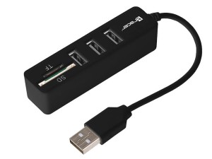 Czytnik kart Tracer All-In-One + HUB USB CH4