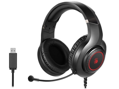 Słuchawki z mikrofonem A4Tech BLOODY G220S Black USB - 930670