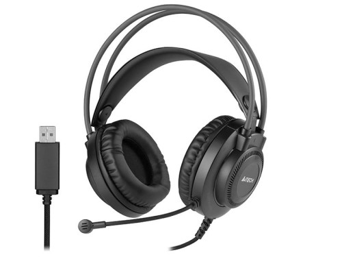 A4TECH SŁUCHAWKI FSTYLER FH200U USB CZARNE A4TSLU46816 - 930504