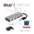 Hub Club3D CSV-1431 (USB 3.0 4-port Hub With Power Adapter) - 1065422