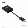 Hub Club 3D CSV-7220 MST Hub DisplayPort™ 1.4 to DisplayPort™ + HDMI™  4K60Hz M/F - 1065475