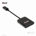 Hub Club 3D CSV-7220 MST Hub DisplayPort™ 1.4 to DisplayPort™ + HDMI™  4K60Hz M/F - 1065474