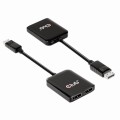 Hub Club 3D CSV-7220 MST Hub DisplayPort™ 1.4 to DisplayPort™ + HDMI™  4K60Hz M/F - 1065468