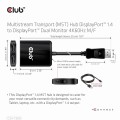 Hub Club 3D CSV-7220 MST Hub DisplayPort™ 1.4 to DisplayPort™ + HDMI™  4K60Hz M/F - 1065471
