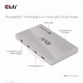 Hub 3D CSV-1580 THUNDERBOLT 4 PORTABLE 5 IN 1 HUB WITH SMART POWER, 3 X THUNDERBOLT 4 + 1X USB GEN2 +1X DC POWER - 1065505