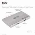 Hub 3D CSV-1580 THUNDERBOLT 4 PORTABLE 5 IN 1 HUB WITH SMART POWER, 3 X THUNDERBOLT 4 + 1X USB GEN2 +1X DC POWER - 1065504