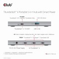 Hub 3D CSV-1580 THUNDERBOLT 4 PORTABLE 5 IN 1 HUB WITH SMART POWER, 3 X THUNDERBOLT 4 + 1X USB GEN2 +1X DC POWER - 1065508
