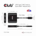 Hub Club 3D CSV-1556 USB Gen1 Type-C Triple Display DP Alt-Mode DisplayLink Dynamic PD Charging Dock with 120W PS - 1065403