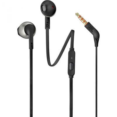 Słuchawki JBL T205 (czarne, przewodowe, douszne) - 1145754