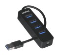 HUB USB-A Unitek H1117A 4xUSB-A 3.1, aktywny, 10W - 1127960