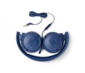 Słuchawki JBL Tune 500 (niebieskie, nauszne; z wbudowanym mikrofonem) - 1011482