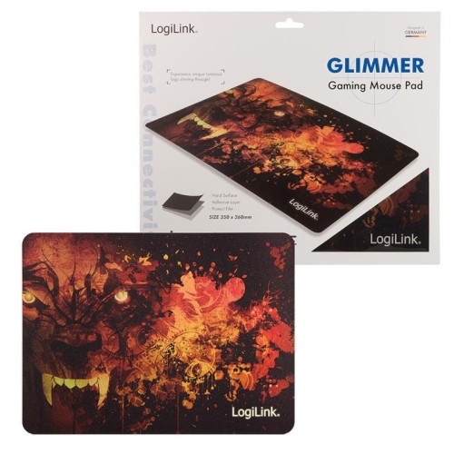 Podkładka pod mysz LogiLink ID0141 XXL, ultra cienka, motyw "Wilk" - 984888