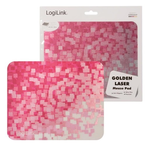 Podkładka pod mysz LogiLink ID0144 ultra cienka, motyw "Red Pattern" - 984891