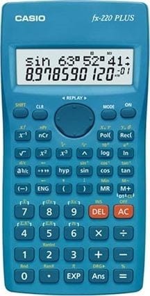 CASIO KALKULATOR NAUKOWY FX-220PLUS-2 NIEBIESKI, 12 CYFROWY WYŚWIETLACZ - 1143524