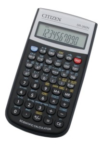 KALKULATOR NAUKOWY CITIZEN SR-260N, 10-CYFROWY, 154X80MM, ETUI, CZARNY