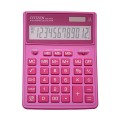CITIZEN KALKULATOR BIUROWY SDC-444XRPKE, 12-CYFROWY, 199X153MM, RÓŻOWY - 1143498