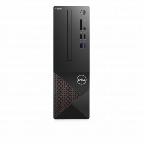 Dell Vostro 3681 SFF i3-10100 8GB DDR4 SSD256 UHD Graphics 630 DVD-RW WLAN+BT Kb+Mouse W10Pro Czarny/Czerwony - 870480