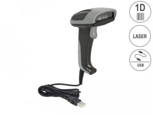 Skaner kodów kreskowych Delock 1D laser USB - 1161184