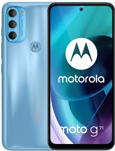 Motorola Moto G71 6/128GB 6,4" OLED 2400x1080 5000mAh Dual SIM 5G Arctic Blue - 1079401