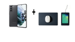 POUT Hands3 Split – Dzielona podkładka pod mysz z szybkim ładowaniem bezprzewodowym, kolor ciemny niebieski+++++Smartfon Samsung Galaxy S21 (G991) 8/128GB 6,2" Dynamic AMOLED 2X 2400x1080 4000mAh Dual
