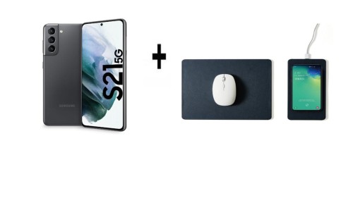 POUT Hands3 Split – Dzielona podkładka pod mysz z szybkim ładowaniem bezprzewodowym, kolor ciemny niebieski+++++Smartfon Samsung Galaxy S21 (G991) 8/128GB 6,2" Dynamic AMOLED 2X 2400x1080 4000mAh Dual - 1317115
