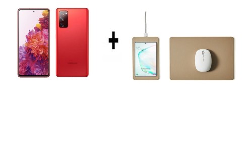 POUT Hands3 Split – Dzielona podkładka pod mysz z szybkim ładowaniem bezprzewodowym, kolor kremowy+++++Smartfon Samsung Galaxy S20 FE (G781) 6/128GB 6,5" SAMOLED 2400x1080 4500mAh 5G Red - 1317117