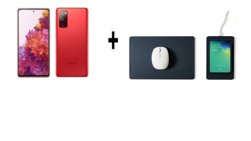 POUT Hands3 Split – Dzielona podkładka pod mysz z szybkim ładowaniem bezprzewodowym, kolor ciemny niebieski+++++Smartfon Samsung Galaxy S20 FE (G781) 6/128GB 6,5" SAMOLED 2400x1080 4500mAh 5G Red - 1317118