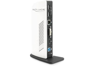 Replikator portów Delock USB 3.0-MIC, HDMI, DVI, LAN, 4xUSB 2.0, 2xUSB 3.0