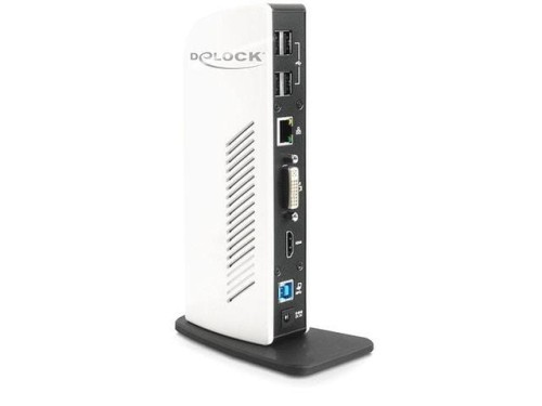 Replikator portów Delock USB 3.0-MIC, HDMI, DVI, LAN, 4xUSB 2.0, 2xUSB 3.0 - 965309