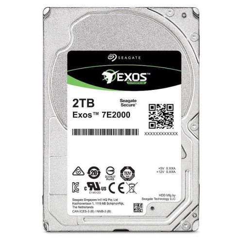 Dysk SEAGATE EXOS™ Enterprise 7E2000 2TB ST2000NX0253 2,5" 128MB SATA - 970846