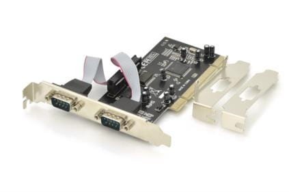 Kontroler COM DIGITUS PCI 2xRS-232/COM, Low Profile, Chipset: MCS9865 - 974111