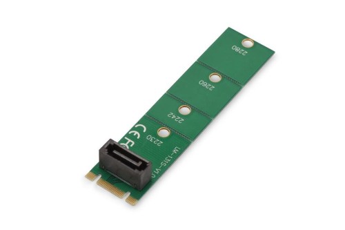 Karta rozszerzeń (Kontroler) DIGITUS NGFF/M.2 na SATA III PCI Express M.2 do 6.0Gb/s - 974108