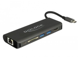 Delock - Stacja dokująca - USB-C 3.1 - HDMI - GigE