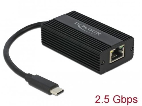 Karta sieciowa Delock USB-C 3.1- RJ-45 2.5Gb na kablu - 981209