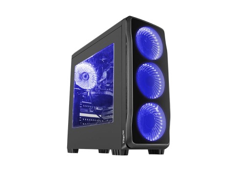 Obudowa Genesis Titan 750 ATX Midi z oknem, USB 3.0 niebieskie podświetlenie - 1062177