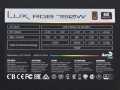 Zasilacz Aerocool LUX AEROPGSLUXRGB-750 (750 W; 120 mm) - 1134859