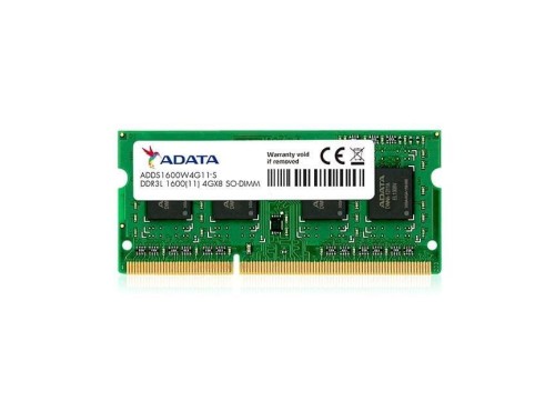 Pamięć SODIMM ADATA DDR3L 4GB (1x4GB) 1600MHz CL11 1,35V - 978474