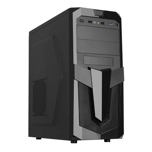 Obudowa Midi ATX Akyga AKY25BK 1xUSB3.0 czarna bez zasilacza - 969941