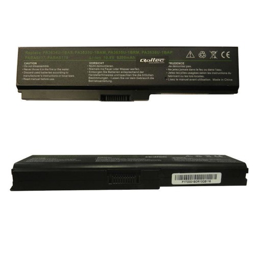 Bateria Qoltec do notebooka - Toshiba PA3634, 5200mAh, 10,8-11,1V - 967832
