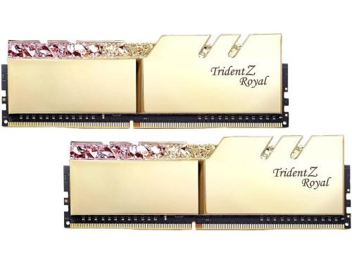 Pamięć DDR4 G.Skill Trident Z Royal Gold RGB 16GB (2x8GB) 3200MHz CL16 1,35V XMP 2.0 Podświetlenie LED - 978917